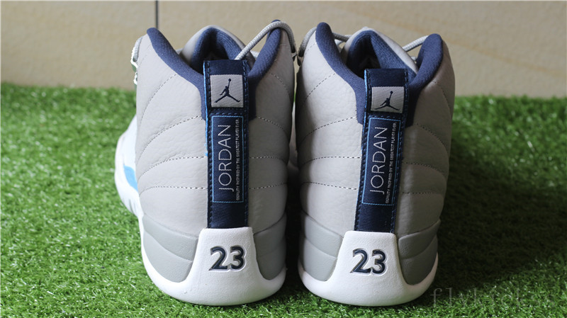 Authenitc Air Jordan 12 Retro Wolf Grey UNC